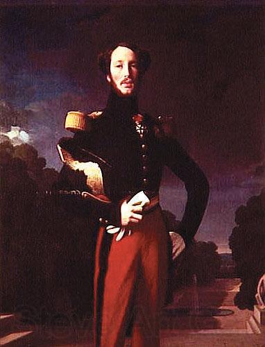 Jean Auguste Dominique Ingres Portrait of Prince Ferdinand Philippe, Duke of Orleans Spain oil painting art